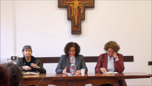 Alcuni relatori del sabato: Antonietta Potente e le Missionarie Identes